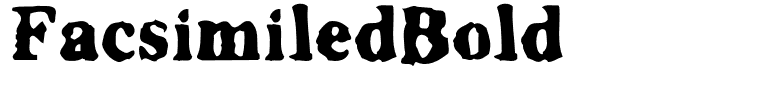 FacsimiledBold