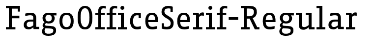 FagoOfficeSerif-Regular