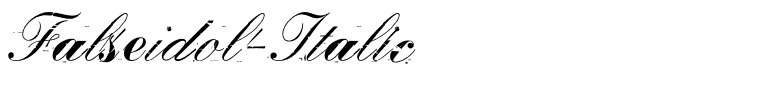 Falseidol-Italic