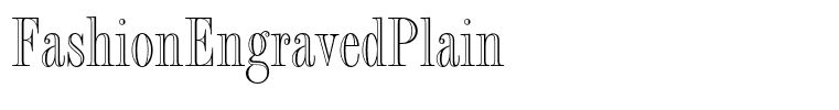 FashionEngravedPlain