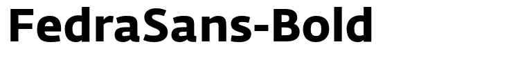 FedraSans-Bold