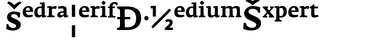 FedraSerifA-MediumExpert
