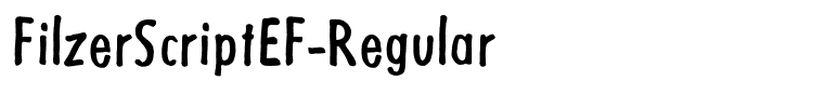 FilzerScriptEF-Regular