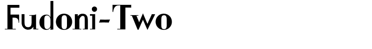 Fudoni-Two
