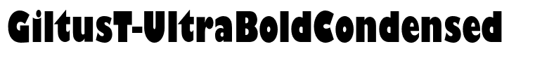 GiltusT-UltraBoldCondensed