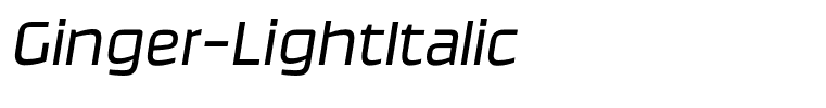Ginger-LightItalic