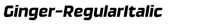 Ginger-RegularItalic