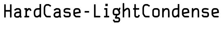 HardCase-LightCondensed