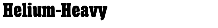 Helium-Heavy