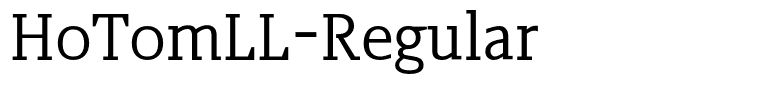 HoTomLL-Regular