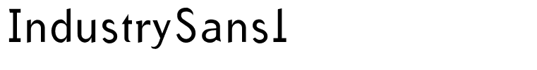 IndustrySans1