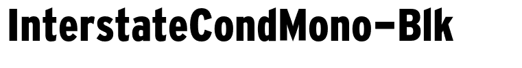 InterstateCondMono-Blk