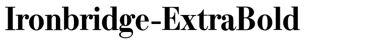 Ironbridge-ExtraBold