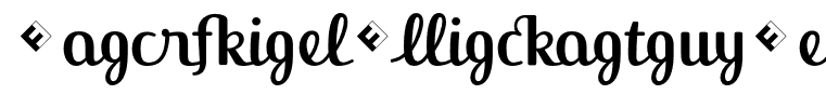 Jackie-Ligatures