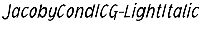 JacobyCondICG-LightItalic