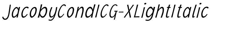 JacobyCondICG-XLightItalic