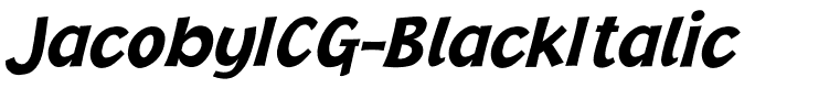JacobyICG-BlackItalic