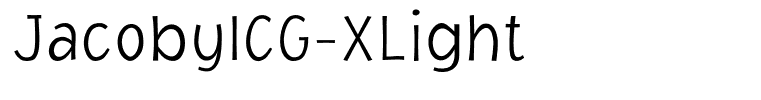 JacobyICG-XLight