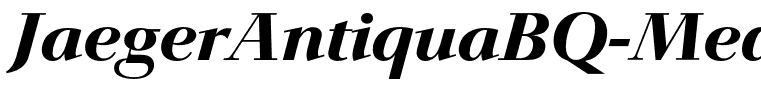 JaegerAntiquaBQ-MediumItalic