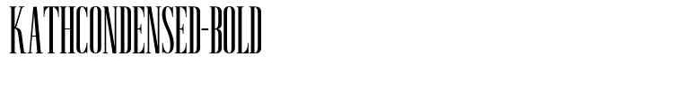 KathCondensed-Bold