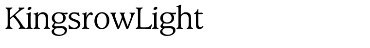 KingsrowLight