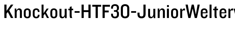 Knockout-HTF30-JuniorWelterwt