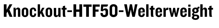 Knockout-HTF50-Welterweight