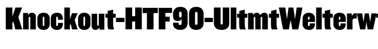 Knockout-HTF90-UltmtWelterwt
