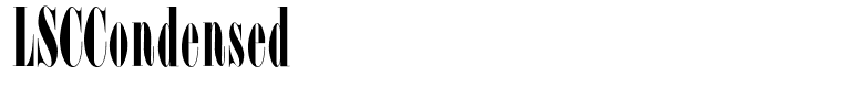 LSCCondensed