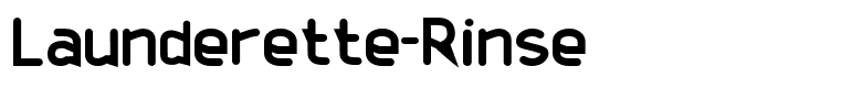 Launderette-Rinse