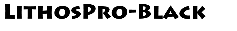 LithosPro-Black