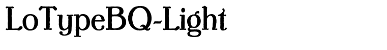 LoTypeBQ-Light