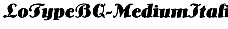 LoTypeBQ-MediumItalic