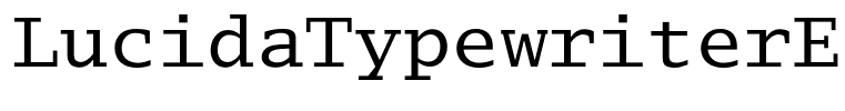 LucidaTypewriterEF-Regular
