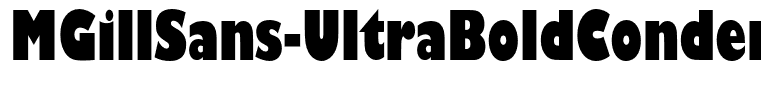 MGillSans-UltraBoldCondensed