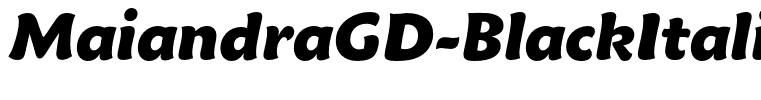 MaiandraGD-BlackItalic