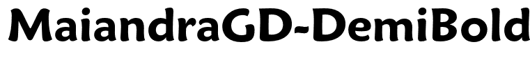 MaiandraGD-DemiBold