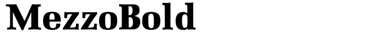 MezzoBold