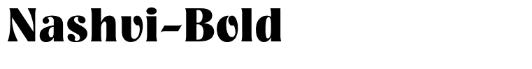 Nashvi-Bold