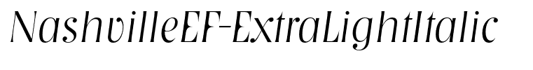 NashvilleEF-ExtraLightItalic