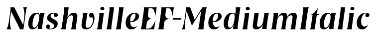NashvilleEF-MediumItalic