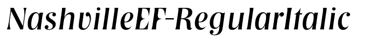 NashvilleEF-RegularItalic