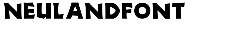 NeulandFont