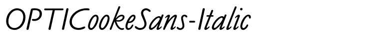 OPTICookeSans-Italic