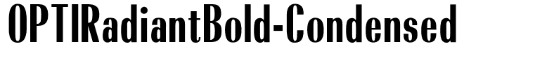 OPTIRadiantBold-Condensed