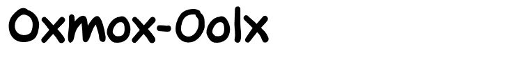 Oxmox-Bold