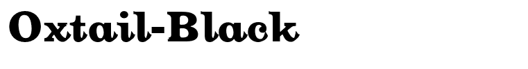 Oxtail-Black