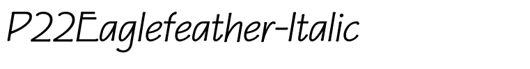 P22Eaglefeather-Italic