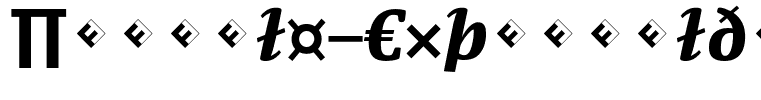 Parable-ExtraBoldItalicExp