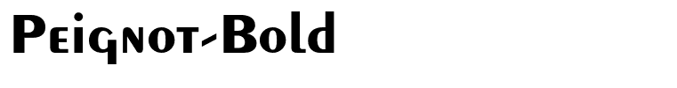 Peignot-Bold